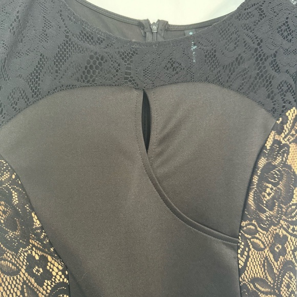 Guess by Marciano Black Cocktail Dress with Lace NWT - Picture 5 of 7